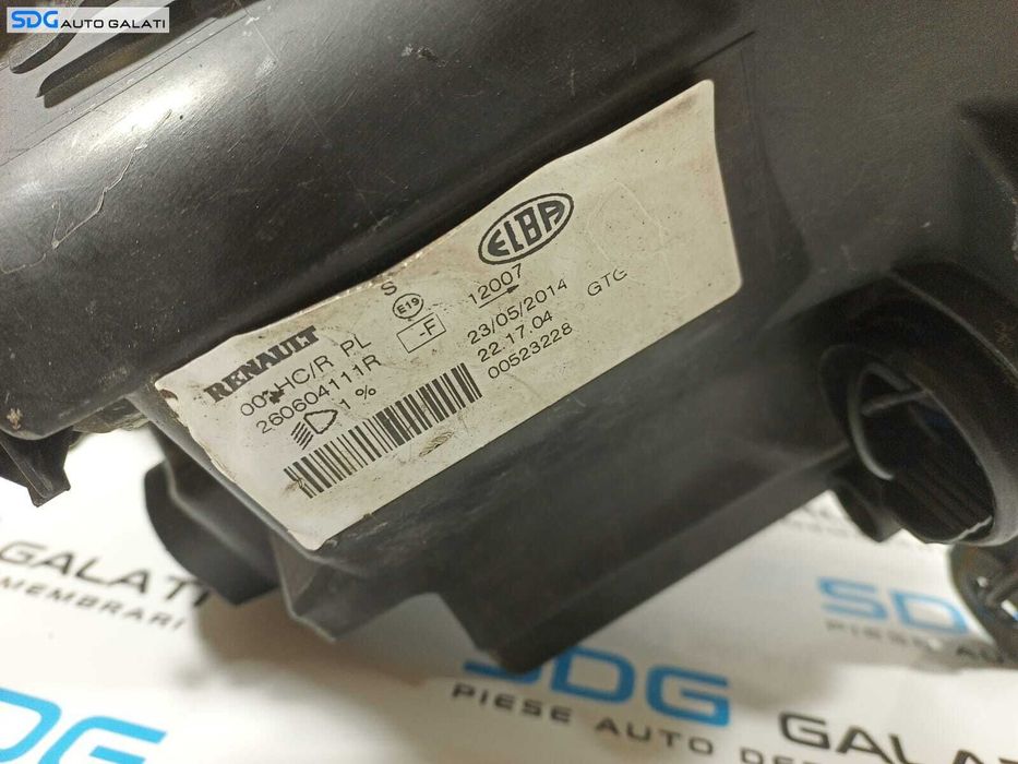 Far Stanga FARA Xenon Dacia Logan 2 MCV 2012 - 2016 Cod 260604111R [L1947]