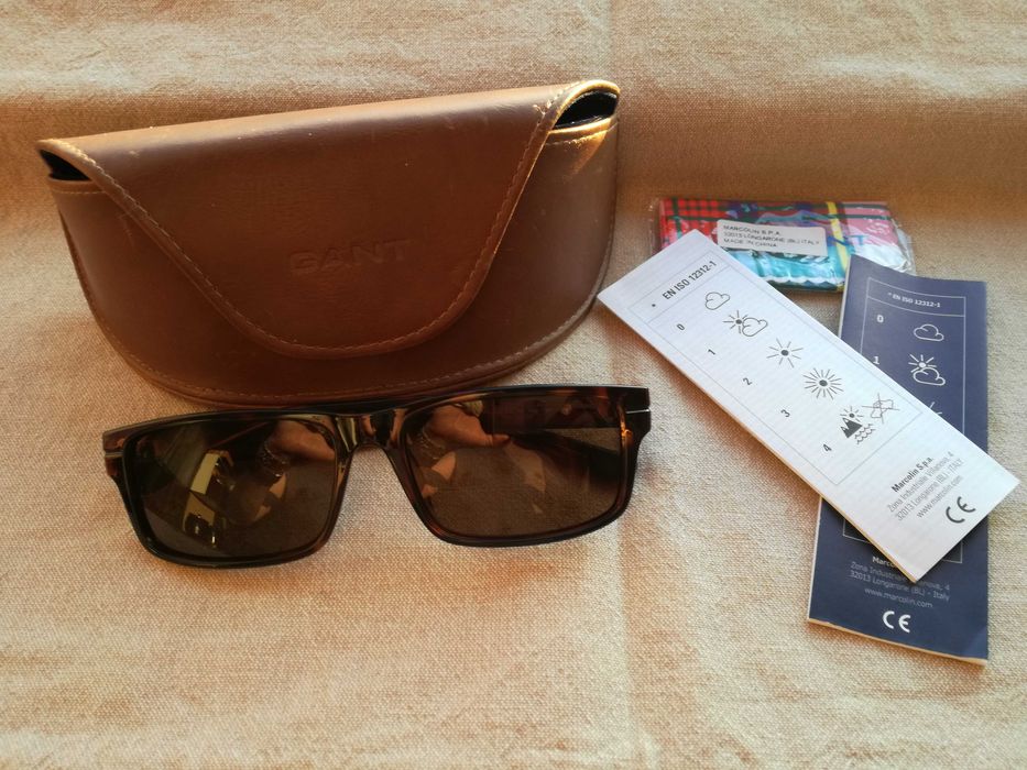 Ochelari de soare polarizati marca GANT 55x16x140 Fabricati din Acetat