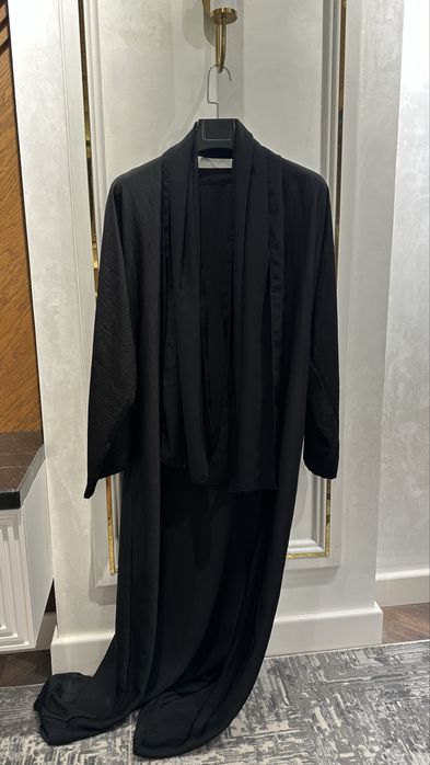 Черная абая с шейлой