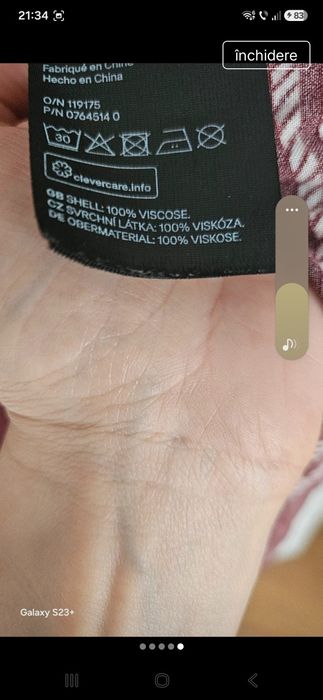Rochită superbă din vâscoză M-L
