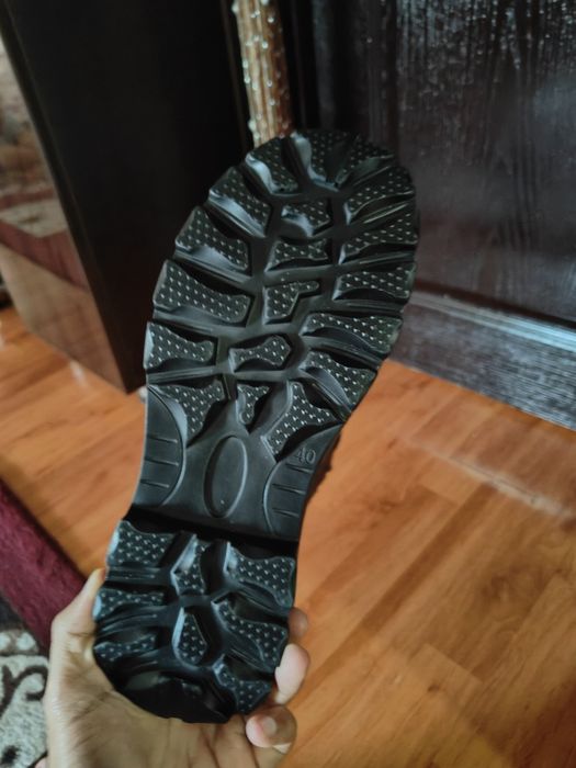 Военные ботинки кожаные