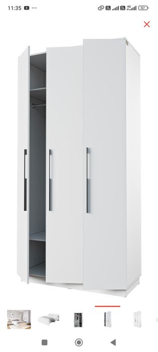 Продам спальный гарнитур новый с матрасом