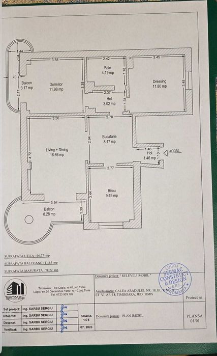 Proprietar vand apartament 4 camere Iulius Mall