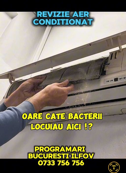 IGIENIZARE aer condiționat, încărcare freon, montaj, revizie, curățare