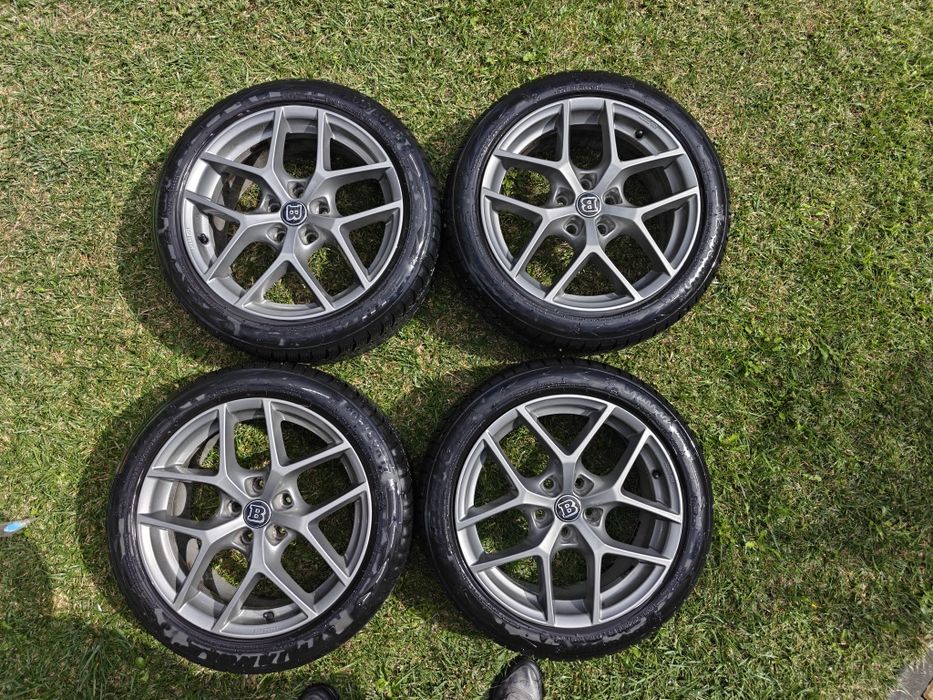 Set Jante Borbet Y 17" 5x112 originale + Anvelope Iarnă 205/50 R17 VW / Audi / Mercedes