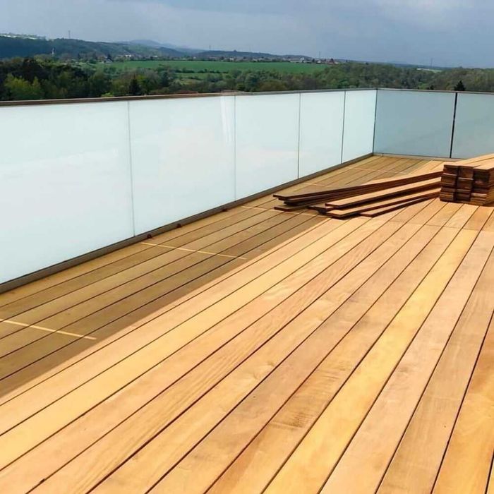 Deck terasa exotic Garapa neted 21x145x1200-6100 mm