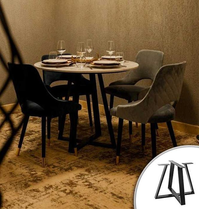 Picioare Metalice Pentru Mese– Stabilitate și Stil - BalustradeTM