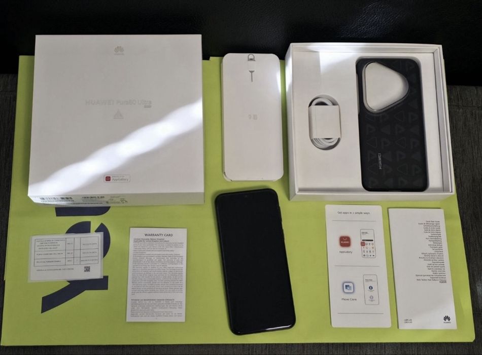 КАТО НОВ 512GB Huawei Pura 80 ULTRA Yettel Гаранция 2028 GOLDEN BLACK