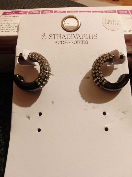 Cercei strass Stradivarius