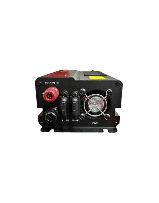 Invertor premium 500W 12v-220v 2 x Priza Europa & UK 220V 4 xUSB 6.8A