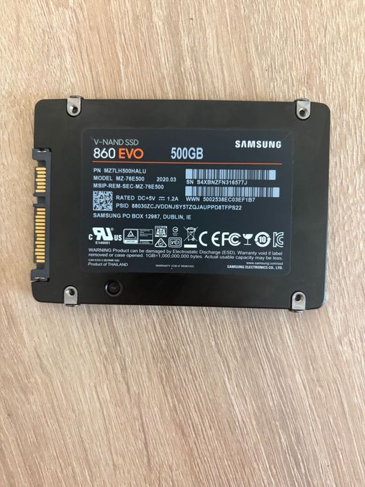SSD Samsung 860 EVO 500GB SATA III 2.5
