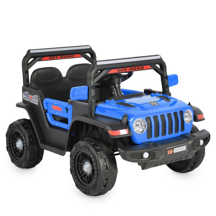 ТОП ЦЕНА!НОВО!Акумулаторен джип Tango BLUE с 12 V батерия,USB,Функция люлеене
