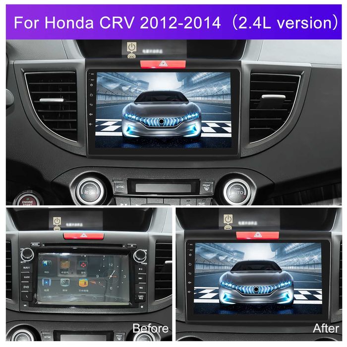 9-инчова мултимедия за Honda CR-V (2012-2017) + Подарък камера