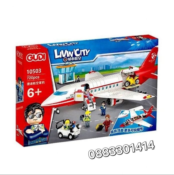 Конструктор Самолет 720 части