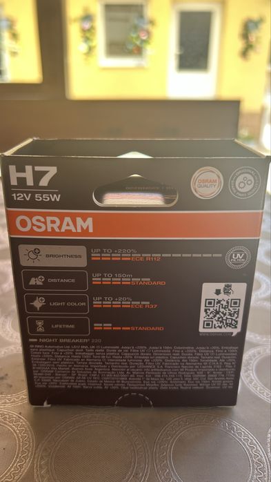 Becuri auto OSRAM Night Breaker 220 H7