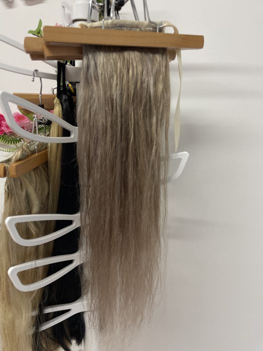 Треса, екстеншъни, Коса 60см на щипки balmain