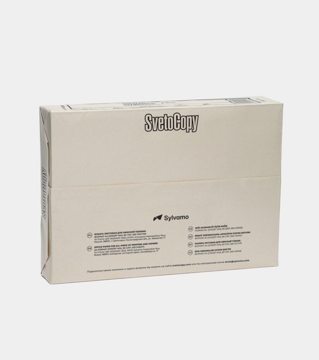 Ofis qogʻoz Svetotopy ECO A4f, 80g/m2, 500 varaq