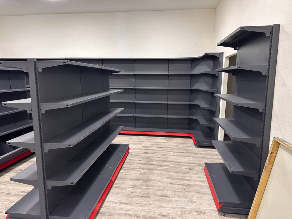 Temir stelaj polka magazin uchun