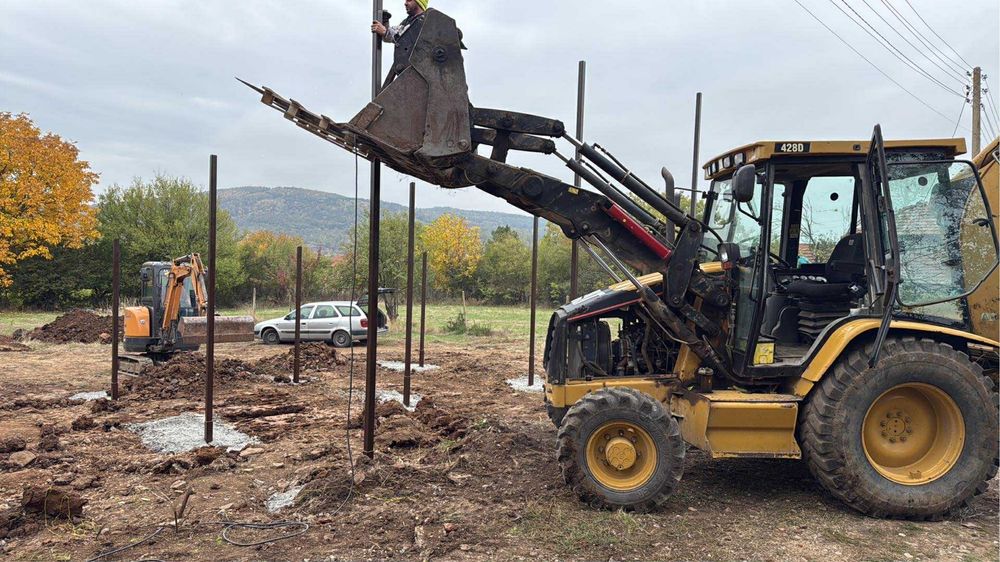 Услуги с багер и самосвал