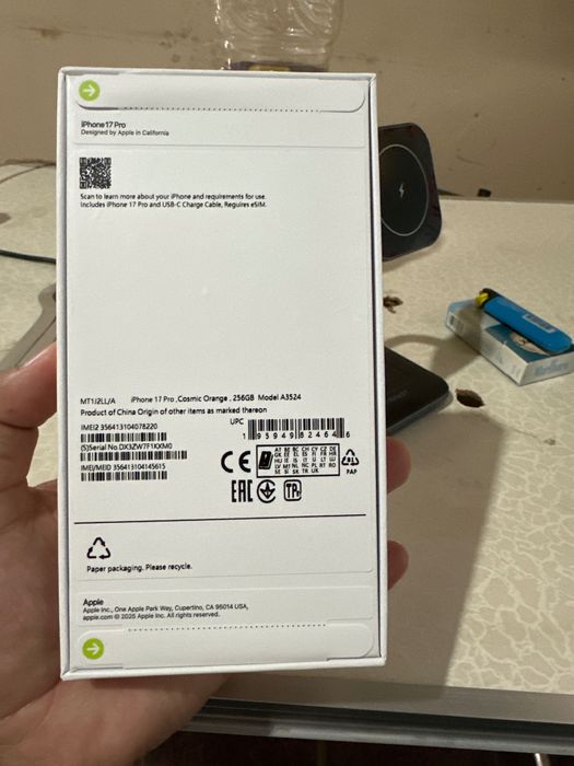 iPhone XR в корпусе iPhone 17 Pro 256Gb Orange
