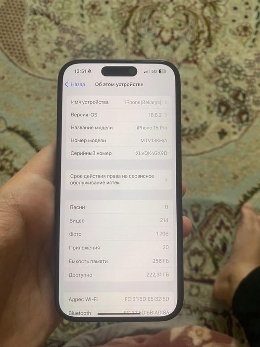 iPhone 15 Pro 256/87%