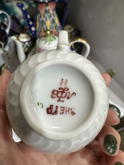 Сервиз ЛФЗ , кофейный,  в отличном состоянии