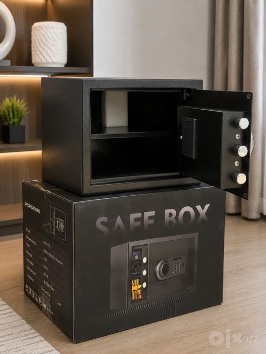 Сейф уй ва офис учун темир Сеф 25x35x25см 9кг