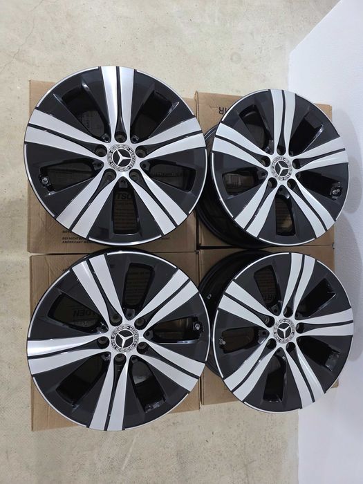 Jante 17 OEM Mercedes Vito 447 V Class Viano GLC cu senzori 5x112 66.6 7J Et44.5