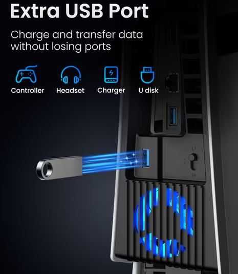 Cooler Playstation 5 PS5 PRO - 2 ventilatoare - Nou !