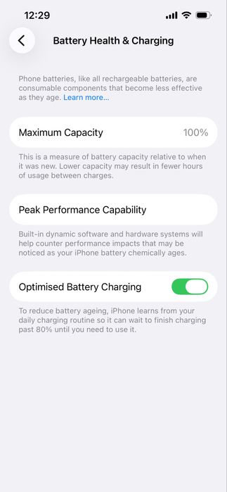 Iphone 13 pro baterie 100 memorie stocare 512G