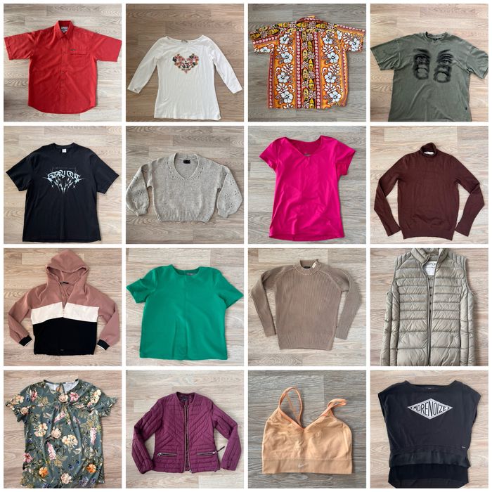 Sac haine second-hand – branduri de mall! Preț unic sau bulk! RESELL