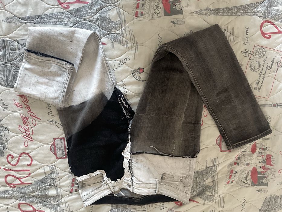Rick Owens Tyrone Collage Denim - SAMPLE