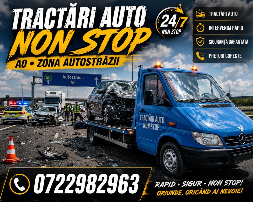 Tractari auto  non stop