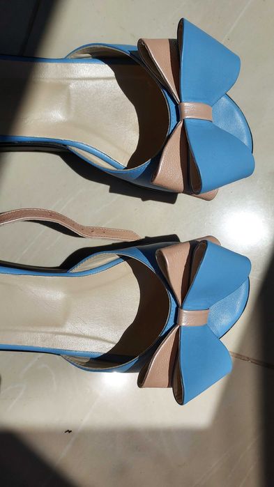 Sandale cu funda piele naturala 37