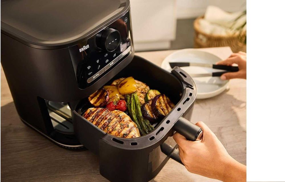 Фритюрник с горещ въздух Braun MultiFry 5 HF5073, 3в1 Air fryer, грил и фурна