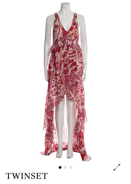 Уникална дълга / лятна рокля флорална Twinset