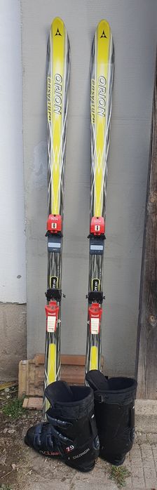 Комплект ски Orion Force 2000 M26 + ски обувки Salomon 7.9 28,5 В добр