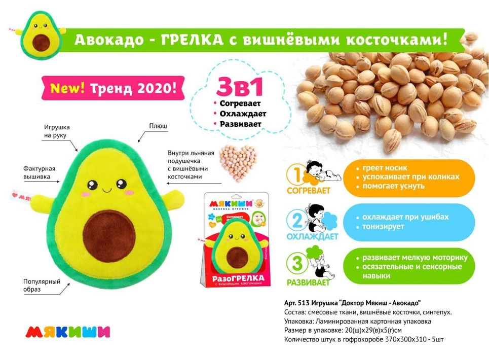 От коликов грелка "Мякиши"