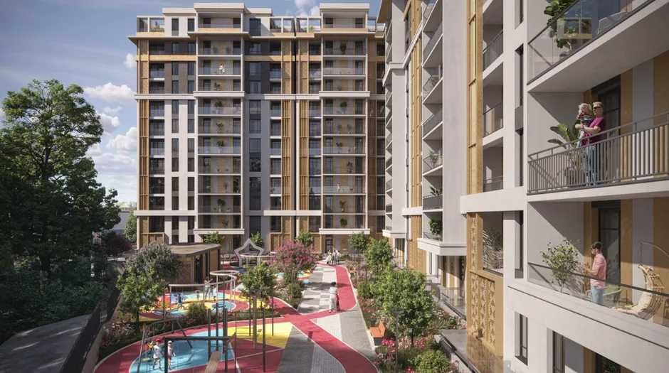 ЖК премиум класса "Celebrity residence", 2-комнаты, Коробка