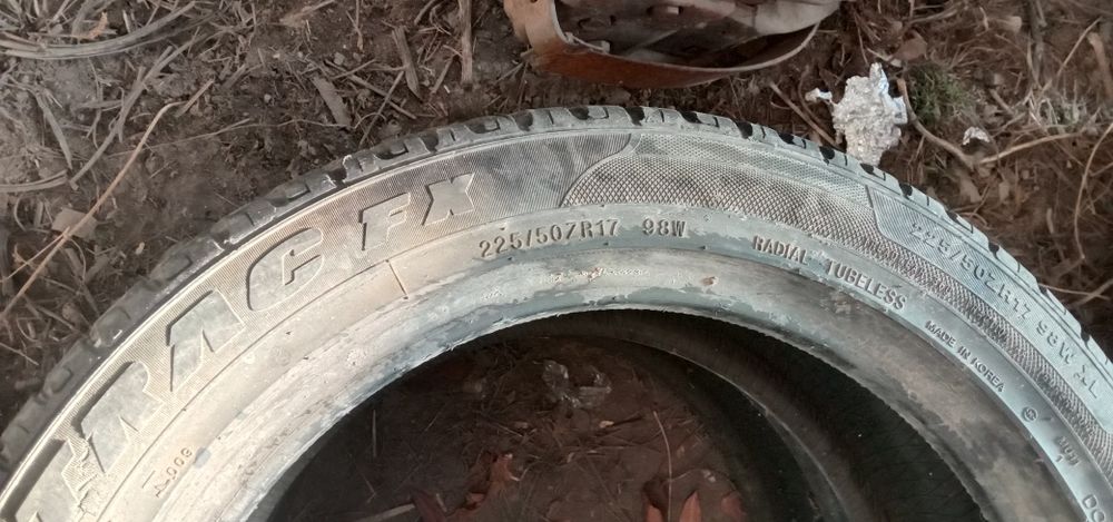 Летняя б/у резина R17