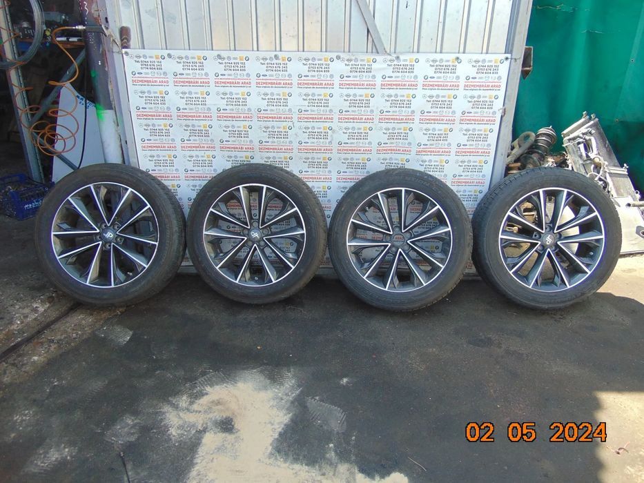 Jante aluminiu R19 mazda Suzuki Honda Nissan Mazda cx5 qashqai ssang yong Vitara 5x114,3 jante aliaj cu anvelope cauciucuri kia sorento hyundai tucson