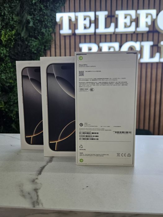 Iphone 16 Pro 128 gb Natural titanium, Sigilat