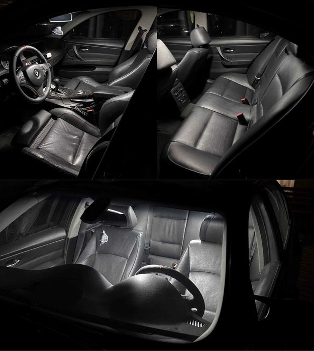 Гаранция! Нови LED Крушки за Интериор BMW 3 Серия E46 E90 E91 E92