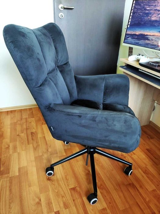 Scaun tip fotoliu pentru birou Votana HR650K, negru