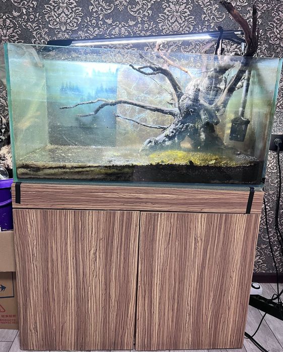 Аквариум 180л с тумбой