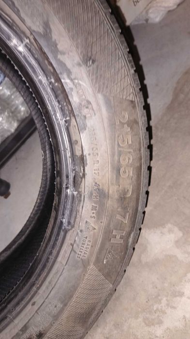 Зимни гуми Continental Winter Contact TS850P 215/65/17 99H SUV на три сезона, 7 000км.