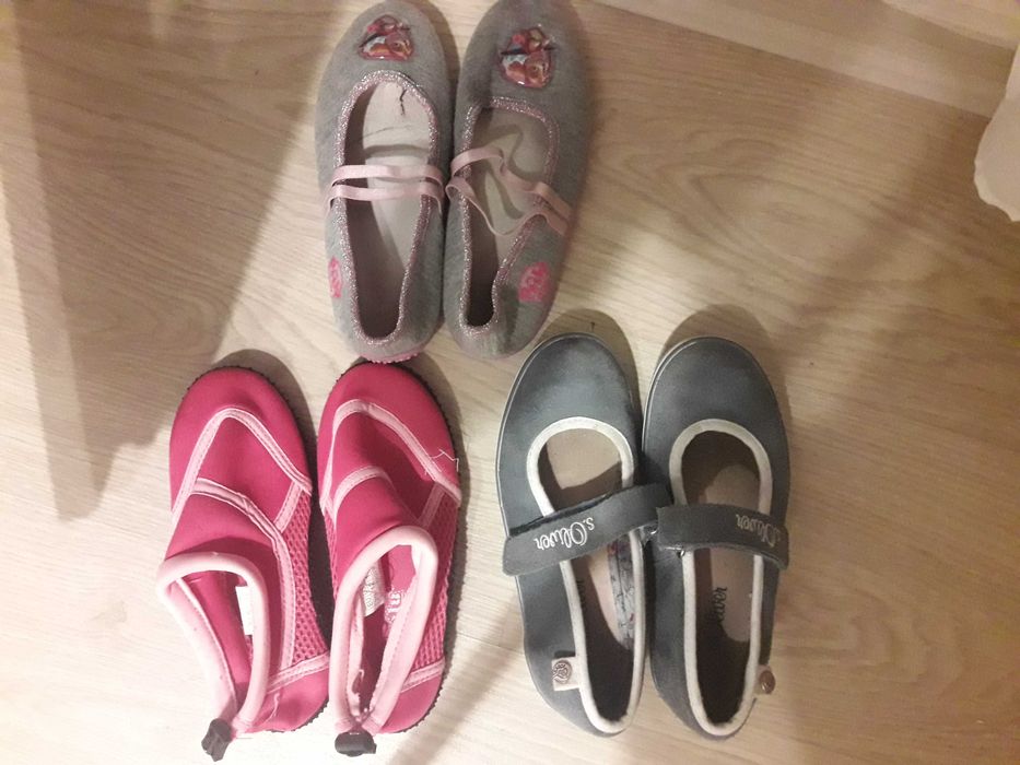 Oбувки от 27н 32н и k&k бели кожа 20лв и други