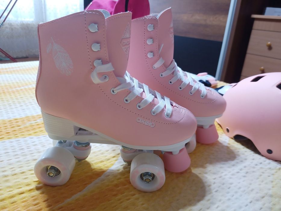 Кънки комплект с каска и протектори