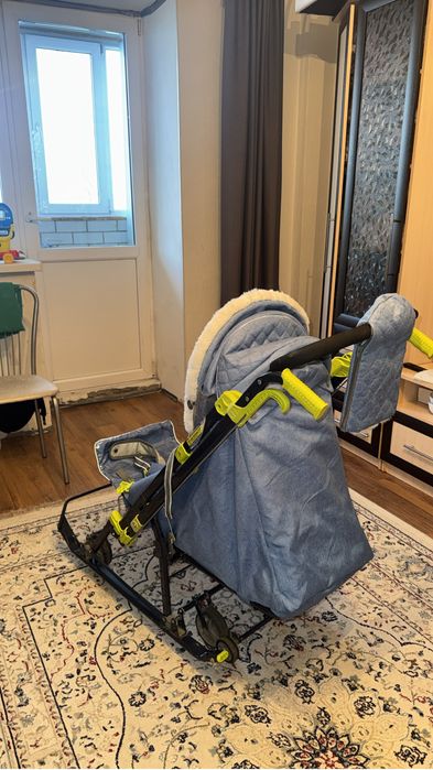 Детские санки-коляска!