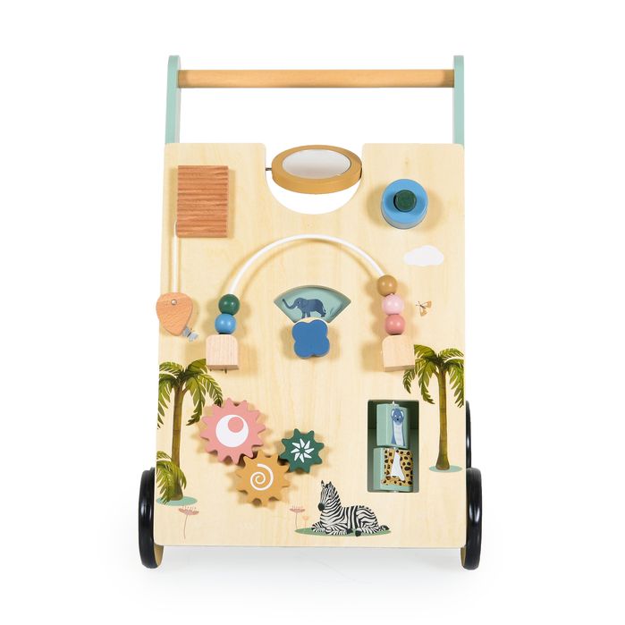 Дървена играчка за прохождане